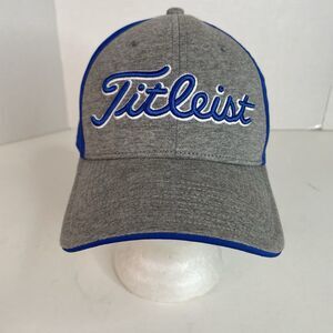 Titleist Strapback Hat, Golf, Adjustable, Blue And Grey,